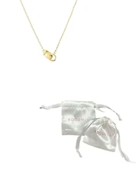 Adornia Tarnish Resistant Gold Rings Necklace