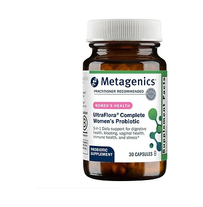 Metagenics UltraFlora Complete Women's Probiotic - Shelf-Stable 5-in-1 Multi-Benefit Formula for Digestive, Immune, Vaginal, Urogenital