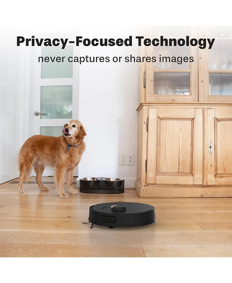 bObsweep Dustin Plus Self-Emptying Robot Vacuum and Mop With 100-Day Dock, 8000 Pa, and 360degree(s) Mapping, App and Voice Control