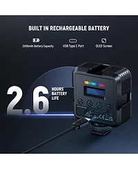 Neewer RGB62 Camera Tripod with 2000mAh, 8500K, CRI97