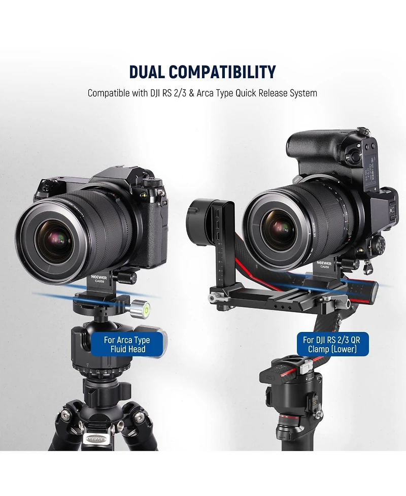 Neewer CA059 Camera Mounting Accessory for Dji Rs 3/2 and Arca Quick Release System
