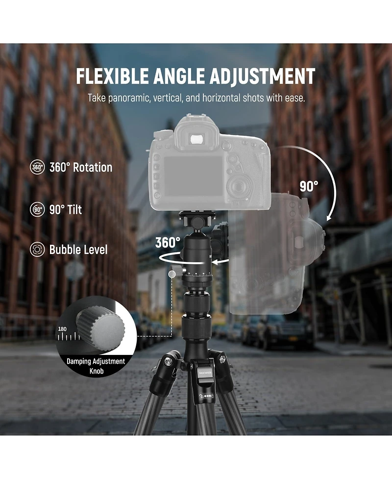 Neewer TP39 Camera Tripod with 13.2 lbs