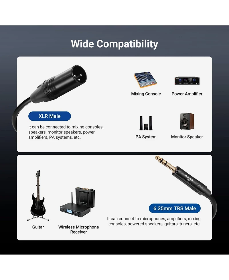 Neewer MS026 Microphone with 4 Inch