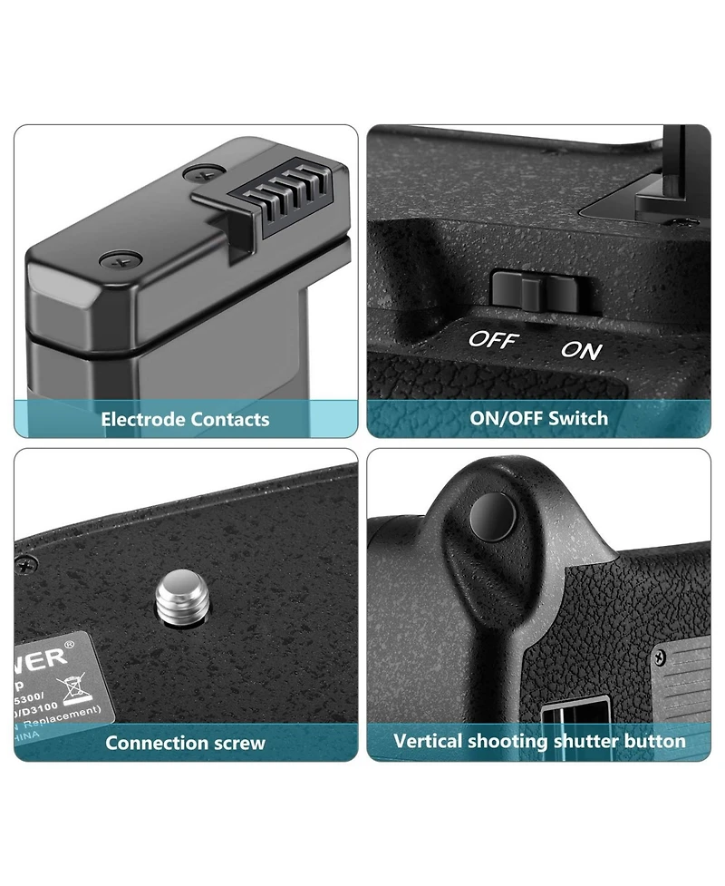 Neewer D3100 Camera Battery and Charging Accessory