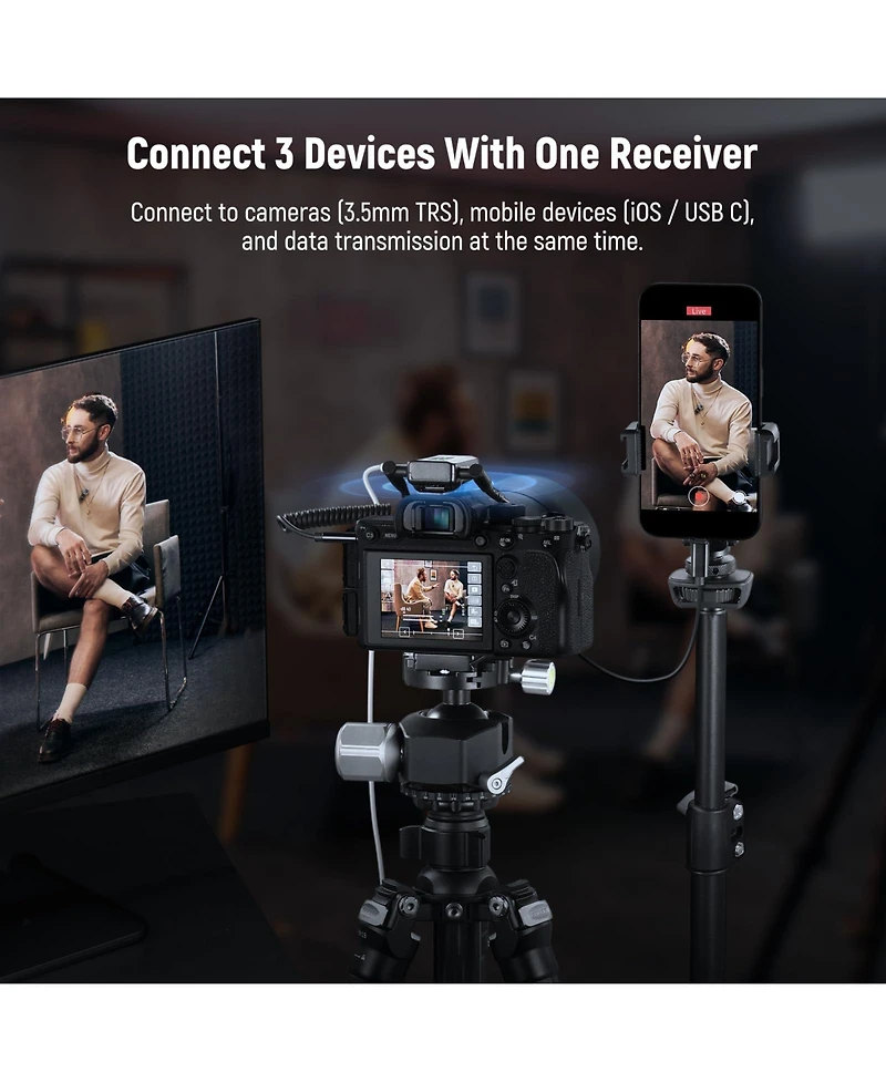Neewer CM28 Microphone for select iPhone and Android mobile devices