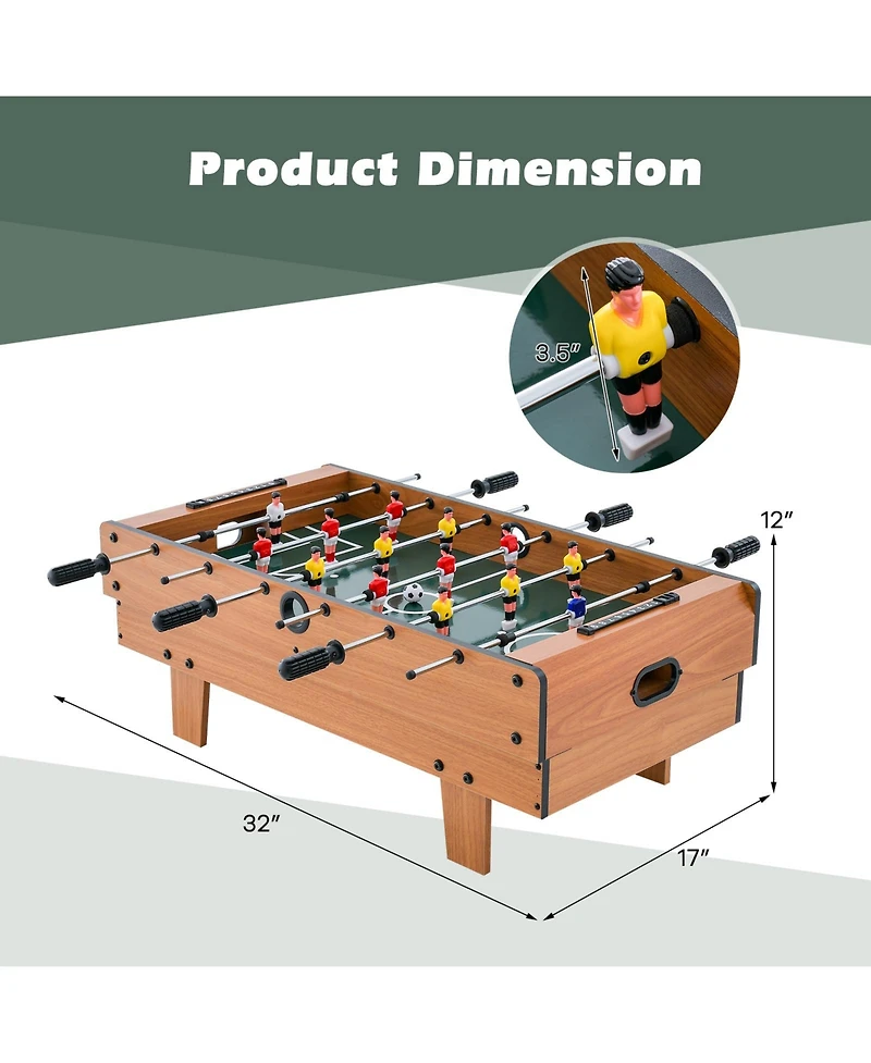Slickblue Multi Game Table 4-in-1 Set with Foosball, Pool, Air Hockey and More