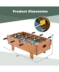 Slickblue Multi Game Table 4-in-1 Set with Foosball, Pool, Air Hockey and More
