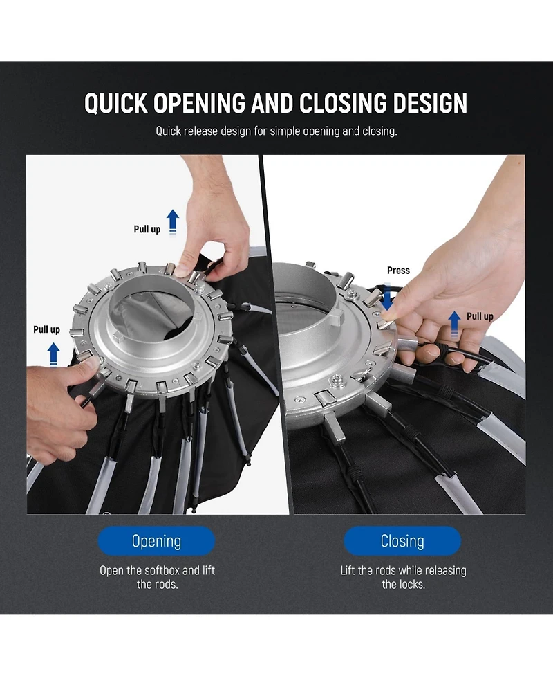Neewer NS36P Softbox for Godox Aputure 600d Studio Photography Video Recording Lighting