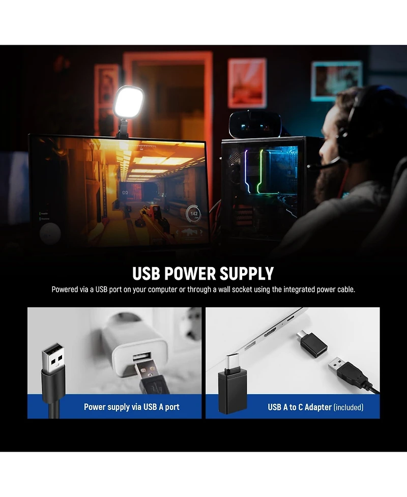 Neewer NL10 Vlog Monitor with 10W, CRI95