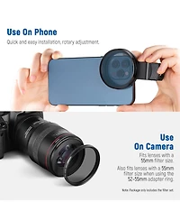 Neewer S25 Camera Lens Accessory with Cpl for select iPhone and Android mobile devices