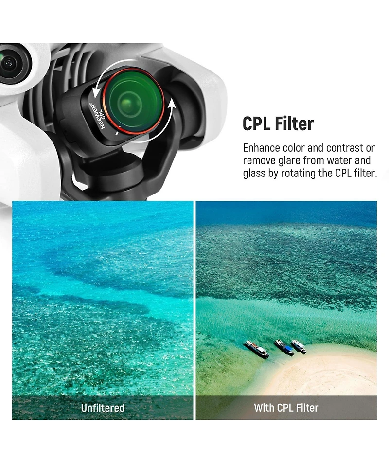 Neewer ND8 Camera Lens Accessory with Cpl, ND8