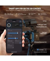 Neewer PS099S Camera Mounting Accessory with 6800mAh, 99Wh, 100W for Bmpcc 4k 6k Camcorder Camera