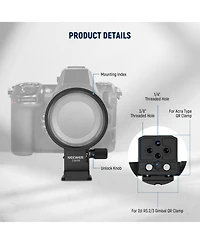 Neewer CA058 Camera Mounting Accessory for Dji Rs 3/2 and Arca Quick Release System