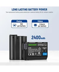 Neewer En- Camera Battery and Charging Accessory with 2400mAh for Nikon Z8 Z7 Z6 Z5 D850 D810 D780