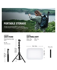 Neewer BP66 Led Video Light with 750lux, 3200K-5600K, CRI95