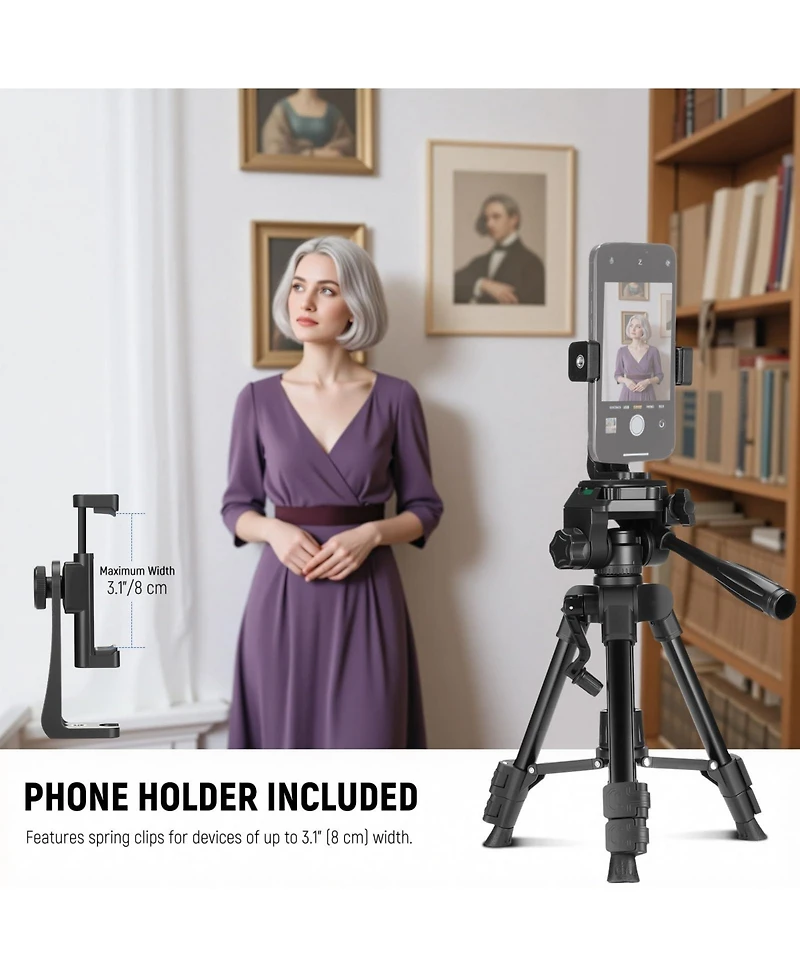 Neewer TP52 Camera Tripod for select iPhone models
