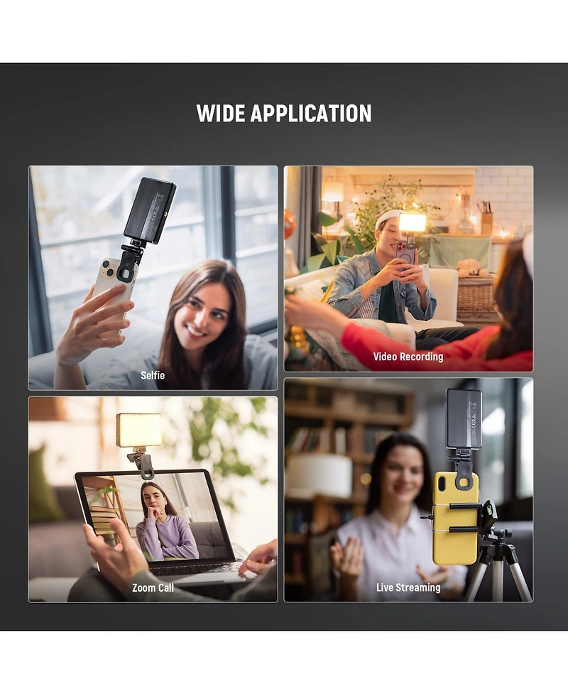 Neewer BL120B Camera and Photo Accessory with 3000mAh, 9000K, CRI95 for select iPhone models