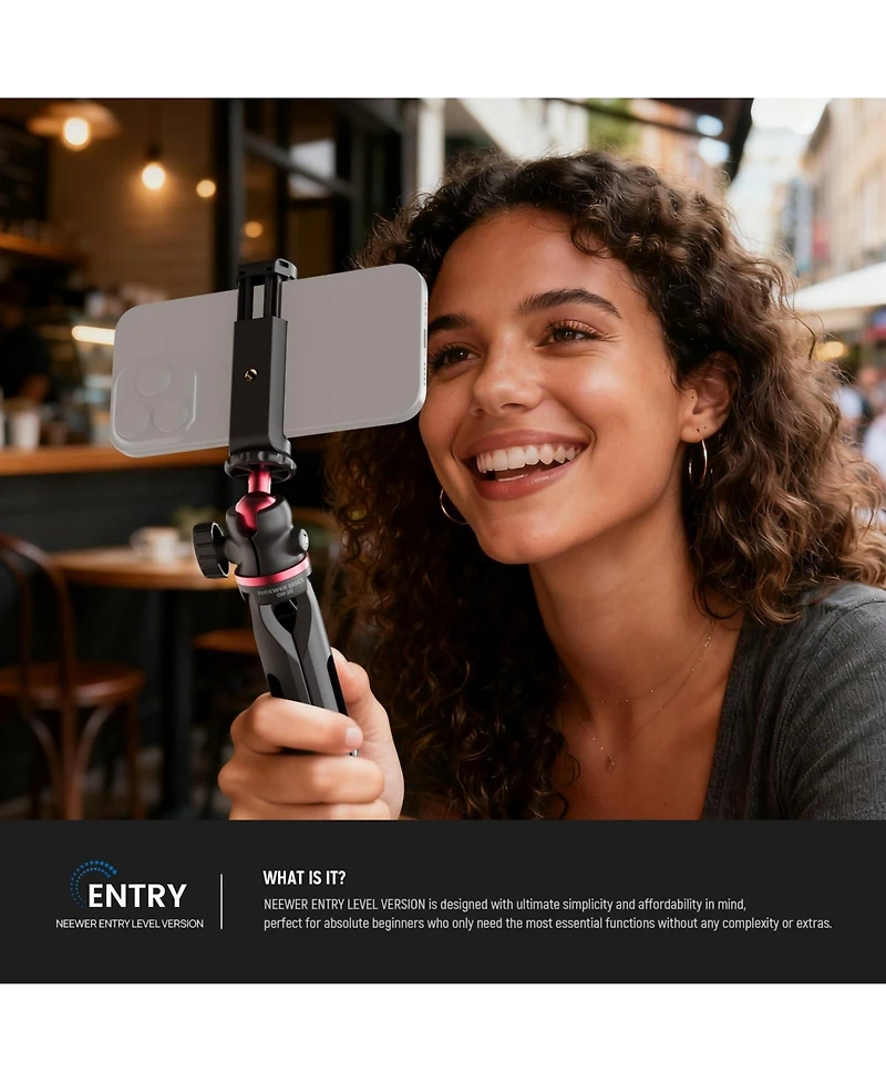 Neewer Gm-2G Camera Tripod for select iPhone and Android mobile devices