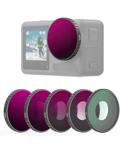Neewer ND8 Camera Lens Accessory with Cpl, ND8, ND16 for select Dji Osmo Action models