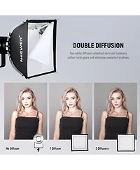Neewer NS15S Softbox with 15.7" for Godox Aputure 120d Continuous Video Lights Q4 Studio