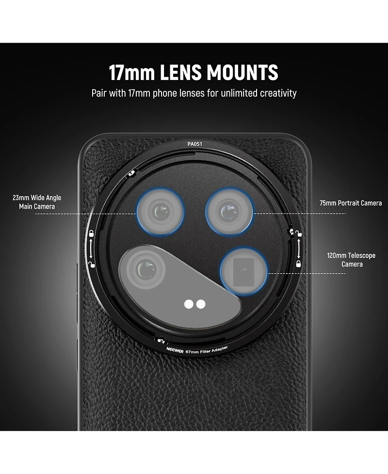 Neewer PA051 Camera Lens Accessory for Xiaomi 14 Ultra