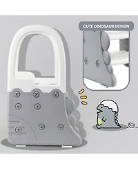 homfan Non-Slip Handles and Stable Design 2-Step Toddler Step Stool - Plastic for Bathroom Basin, Kitchen Counter Potty Training