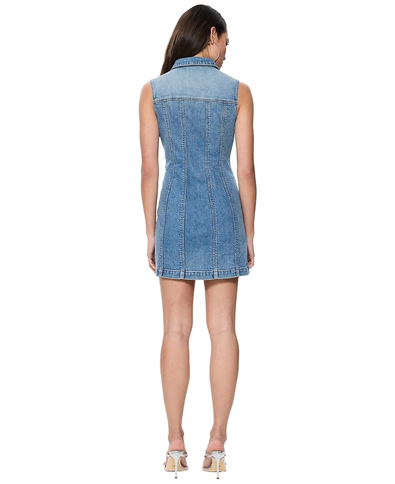 Abrand Women's Sleeveless Button-Up Dress