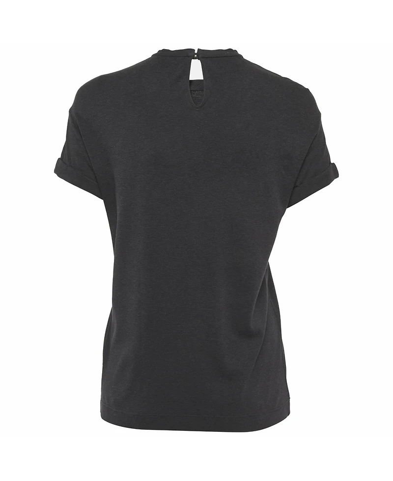 Pre-Owned Brunello Cucinelli Women's Embroidered Jersey T-Shirt