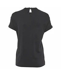 Pre-Owned Brunello Cucinelli Women's Embroidered Jersey T-Shirt
