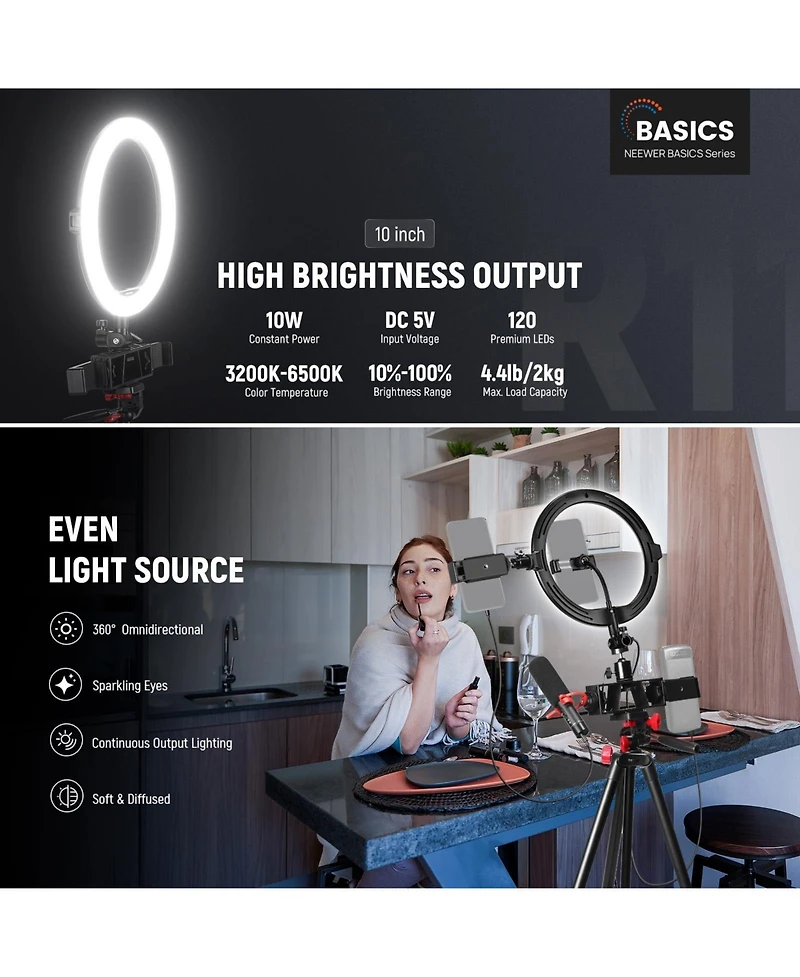 Neewer R11 Ring Light for select iPhone models