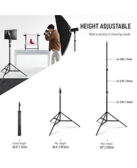 Neewer Photography Light Stand with 7 Feet, 210cm