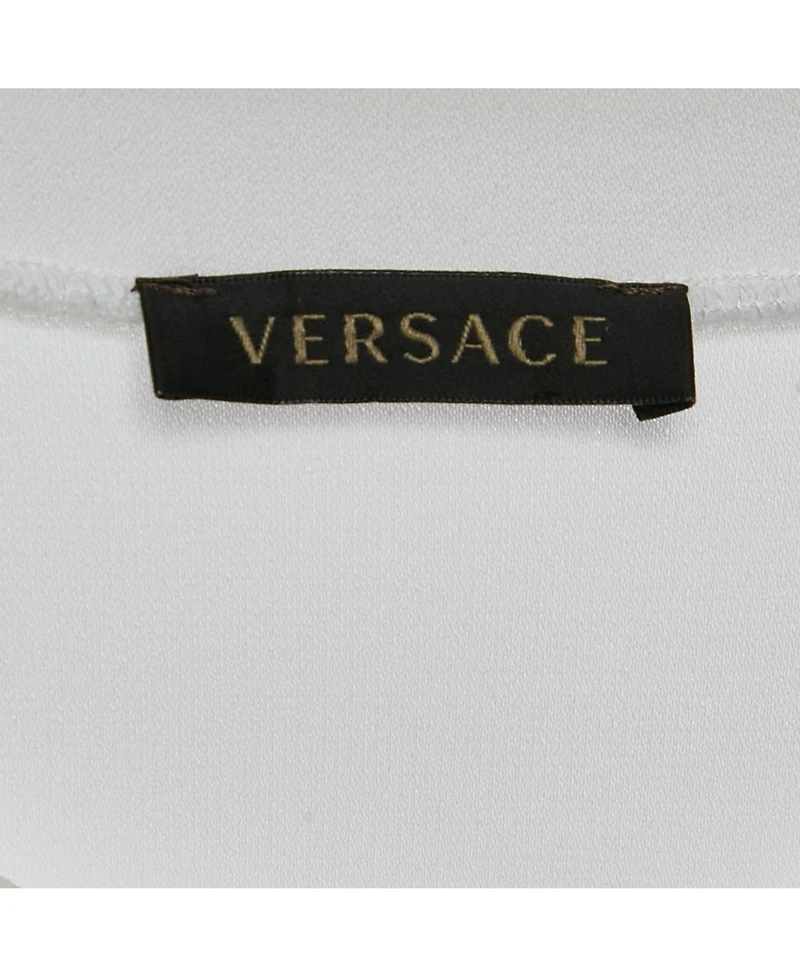 Pre-Owned Versace Women's Medusa Studded Jersey T-Shirt