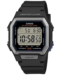 Casio Men's Japanese Quartz Black Plastic Watch 42.8mm