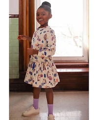 Deux par Little and Big Girl 6-12Y French Terry Dress Unicorn Print