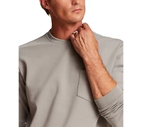 Vintage & Black Men's Pocket Crewneck Scuba Knit T-Shirt