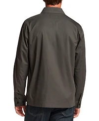 Vintage & Black Men's Twill Overshirt Jacket