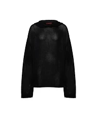 Pcfg Men's Cotton-Blend Knit Hoodie with Woven Patch