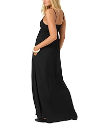 O'Neill Women's Rori Beaded-Strap Maxi Dress