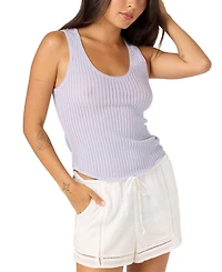 O'Neill Women's Caldwell Scoop Neck Sweater Knit Tank Top