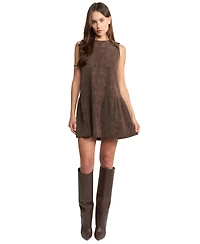 En Saison Women's Pauline Sleeveless Round Neck Mini Dress