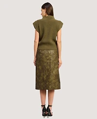 En Saison Women's Karalie Mock-Neck Knit Sweater