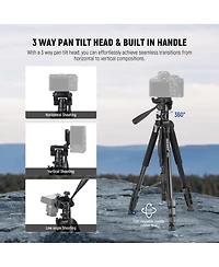 Neewer TP05 Camera Tripod with 17.6lb for select iPhone models