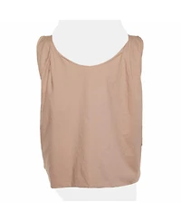 Pre-Owned Marni Women's Ruched Knot-Front Cotton Top