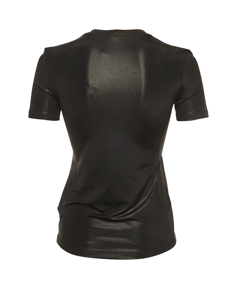Pre-Owned Versace Women's Goddess Graphic Print Jersey T-Shirt