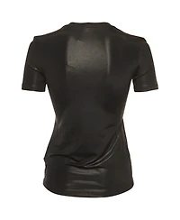 Pre-Owned Versace Women's Goddess Graphic Print Jersey T-Shirt