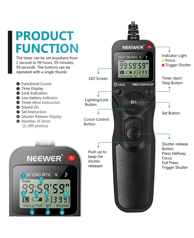 Neewer Mc-DC2 Camera and Photo Accessory