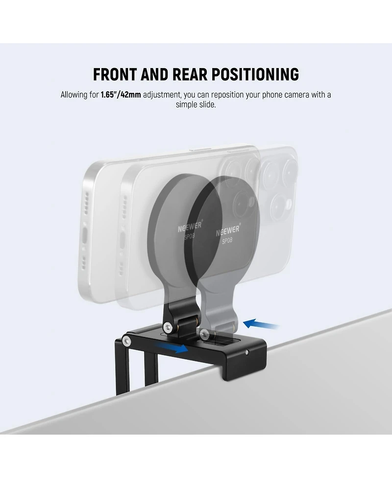 Neewer SP08 Camera Mounting Accessory for select iPhone and Android mobile devices