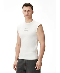 Pcfg Men's Cotton Rib Tank Top With Patch