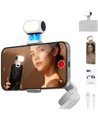 Neewer NL40B Camera Mounting Accessory with 800mAh, CRI90 for select iPhone models