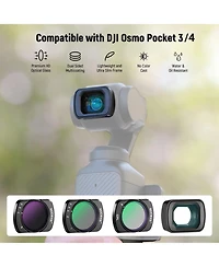 Neewer Fl-B15 Camera Lens Accessory with ND64-512, Cpl, 0.75x for Dji Osmo Pocket 3